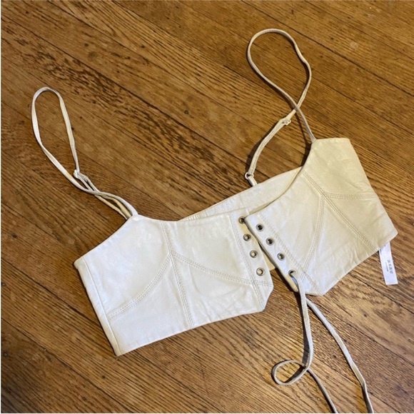 Free People Harness Belt Free People White Corset White Belt White Harness - Picture 2 of 10